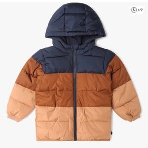 baby GAP coldcontrol colorblock water resistant baby boy 12-18 month jacket zip